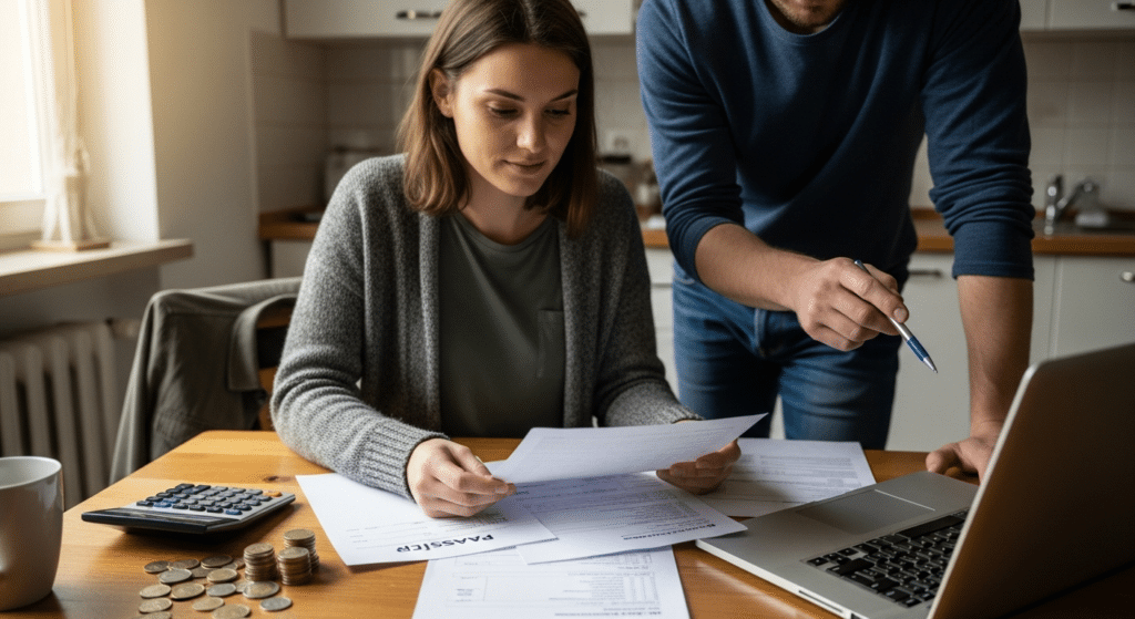 Nő családi költségvetést néz, szja kedvezmény tb járulékból