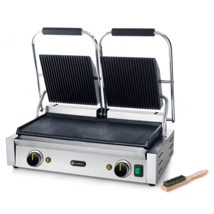 HENDI-263808-Kontakt-grill-dupla